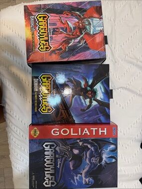 Disney Gargoyles Collector Set with Goliath, Brooklyn Demona